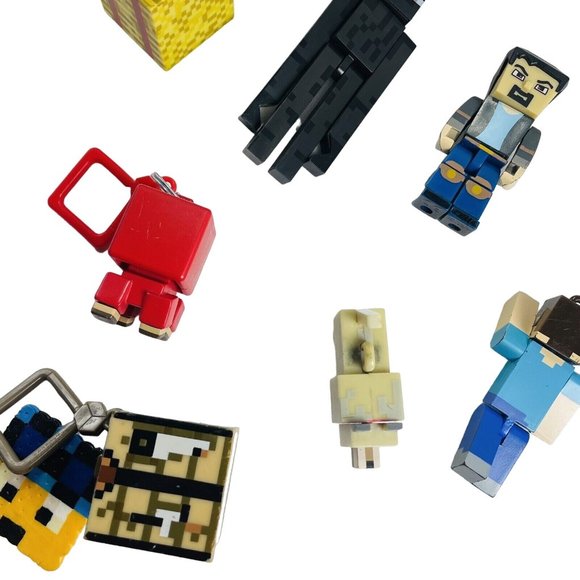 Minecraft Kids Toy Random Lot Action Minifigures Animals Figure Blocks Keychain - Picture 7 of 13